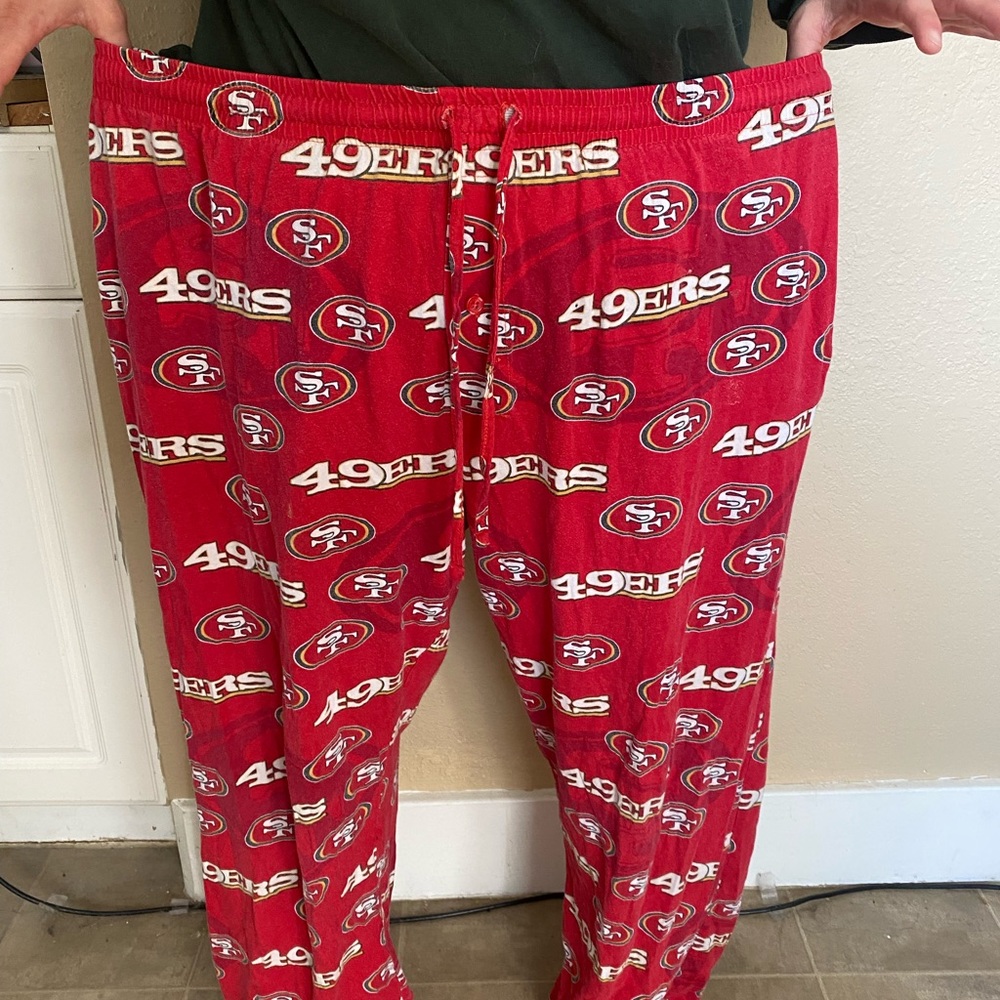 49ers Pajama Bottoms LG / XL